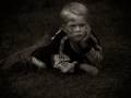 Kid watching the fair